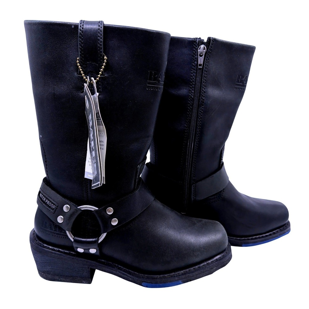 Bates Riding Collection Harness Boots Womens 6 Black New Waterproof E47100 Moto